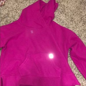 Pink athletic hoodie